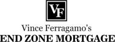 Vince Ferragamo's End Zone Mortgage Inc Logo